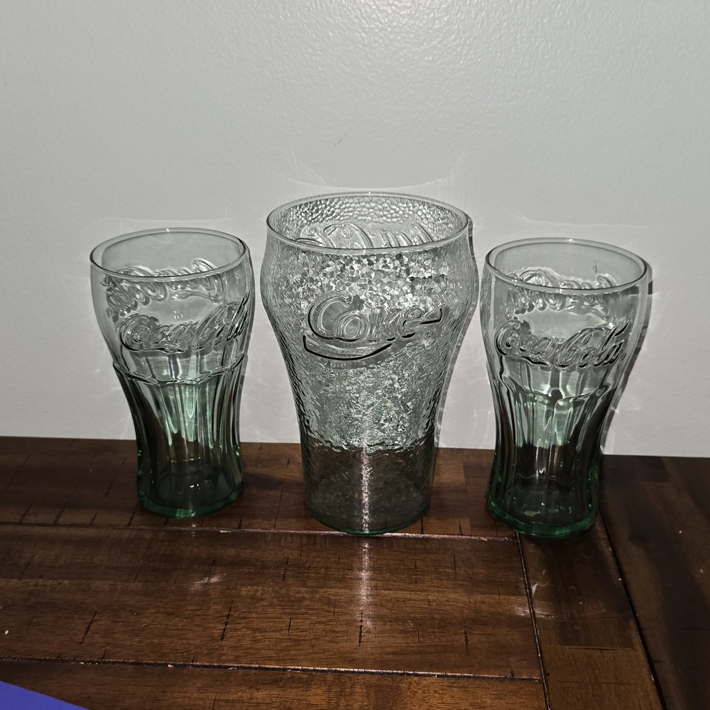 Coca Cola Glass Set - Green - Picture 2 of 5